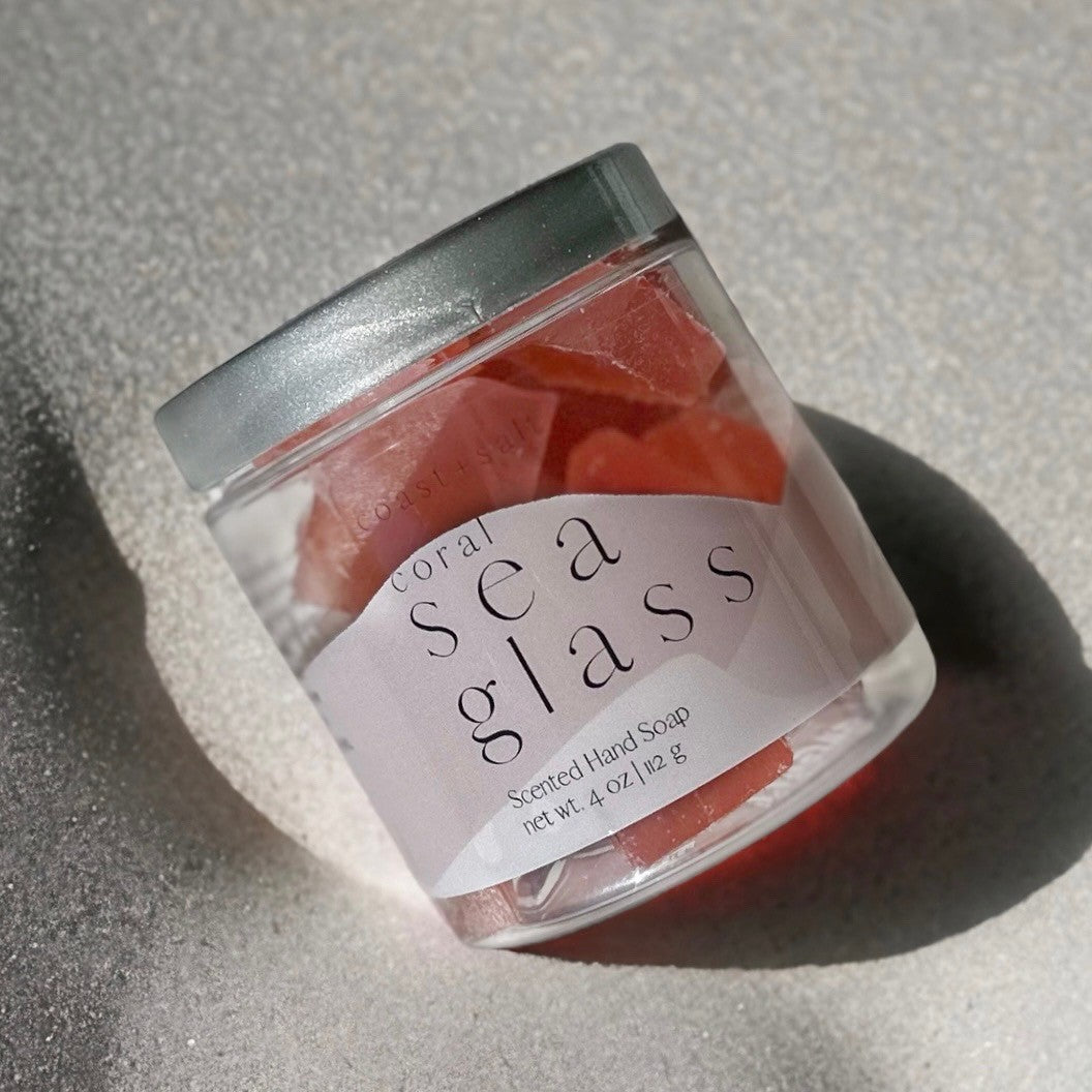 Coral Sea Glass Scented Hand Soap