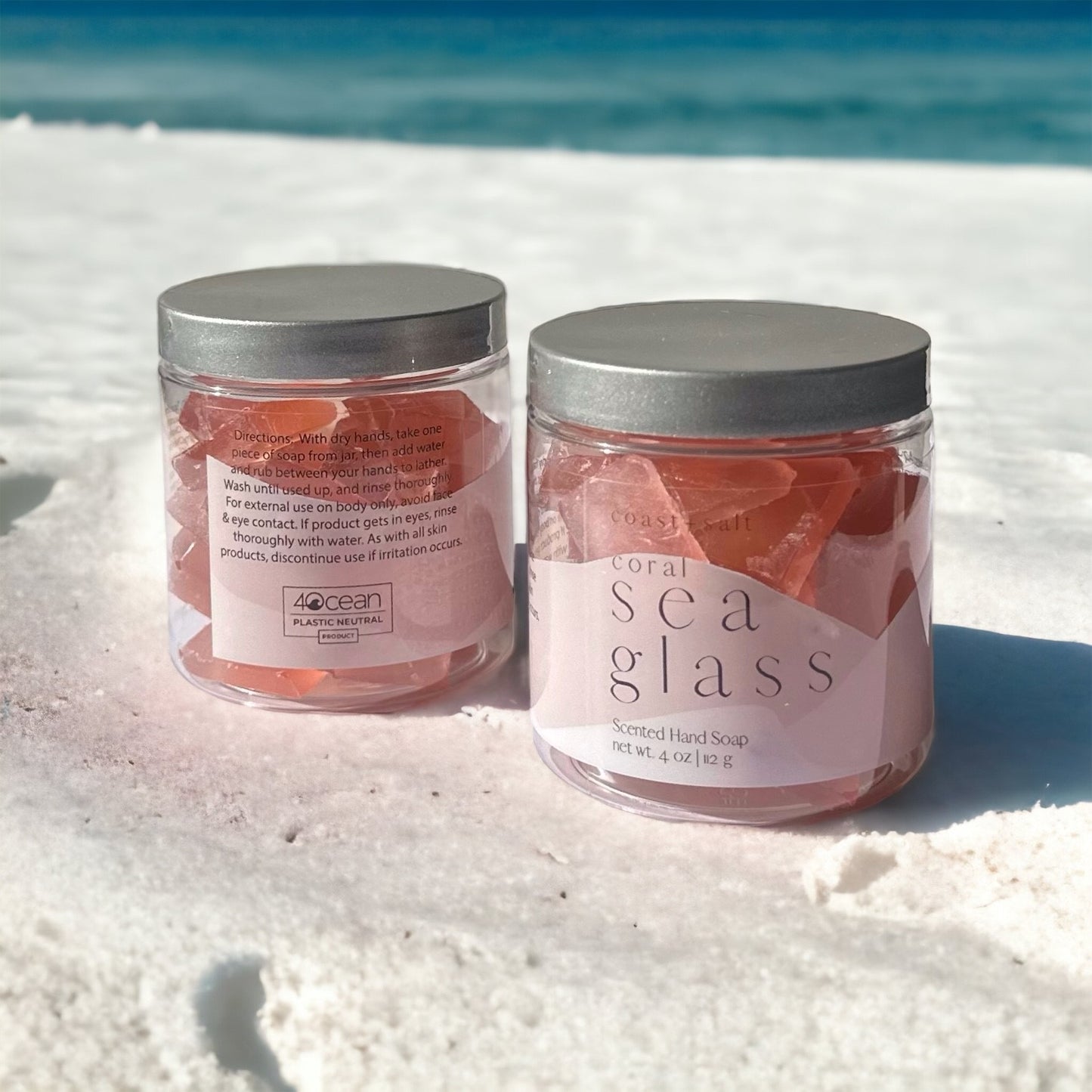Coral Sea Glass Scented Hand Soap
