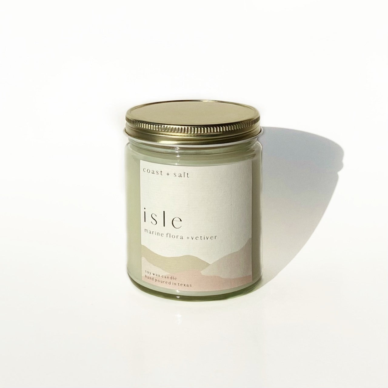 Isle | Marine Flora + Vetiver Single Wick Candle