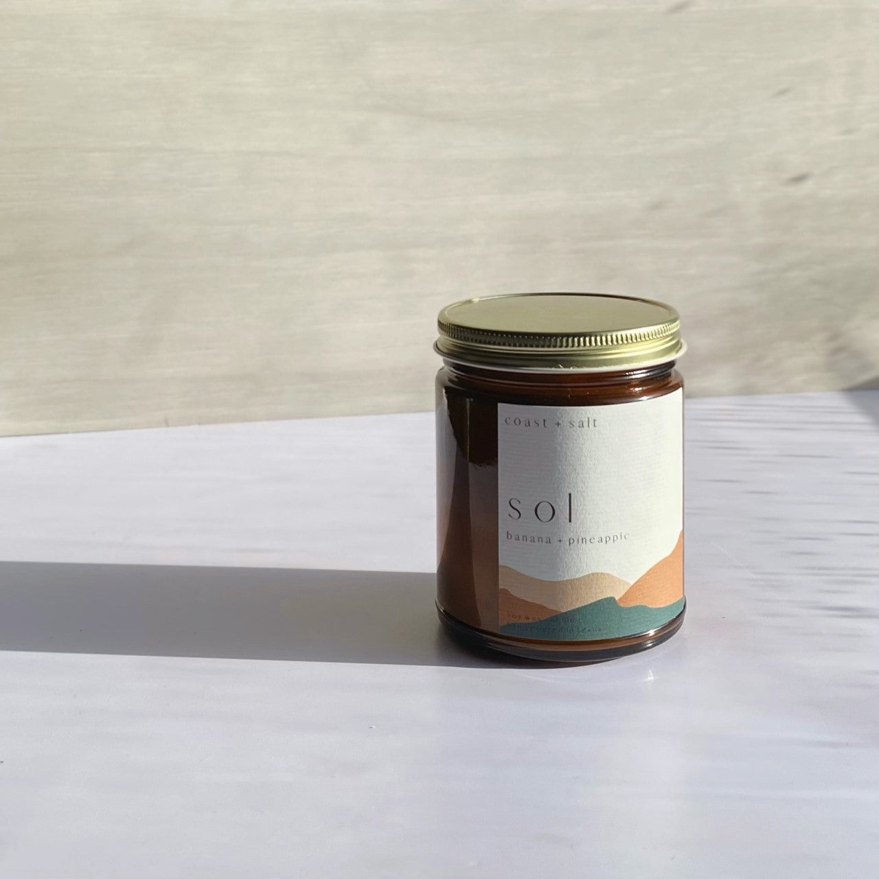 Sol | Banana + Pineapple Single Wick Candle