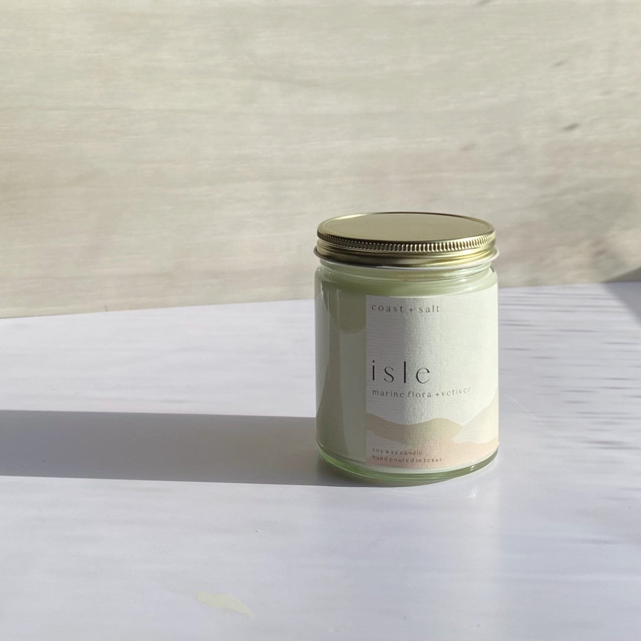 Isle | Marine Flora + Vetiver Single Wick Candle