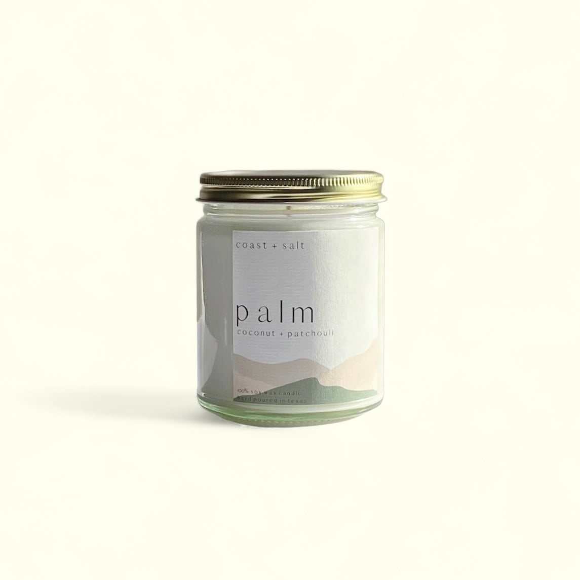 Palm | Coconut + Patchouli Single Wick Candle